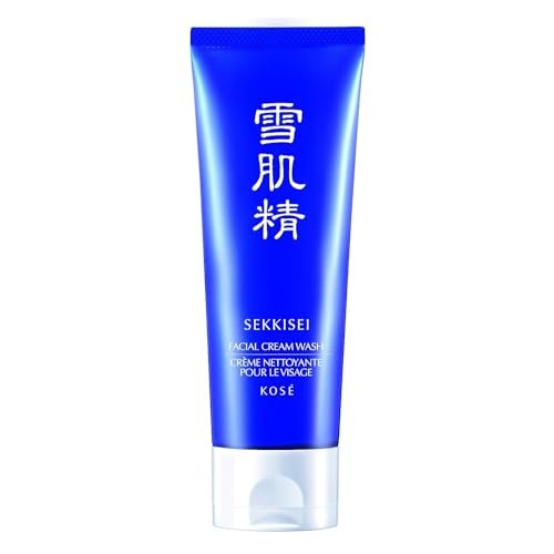 SEKKISEI Hydrating & Creamy Face Cleanser – Gentle Foaming Facial Wash for All Skin Types, 4.5 oz Avelisse
