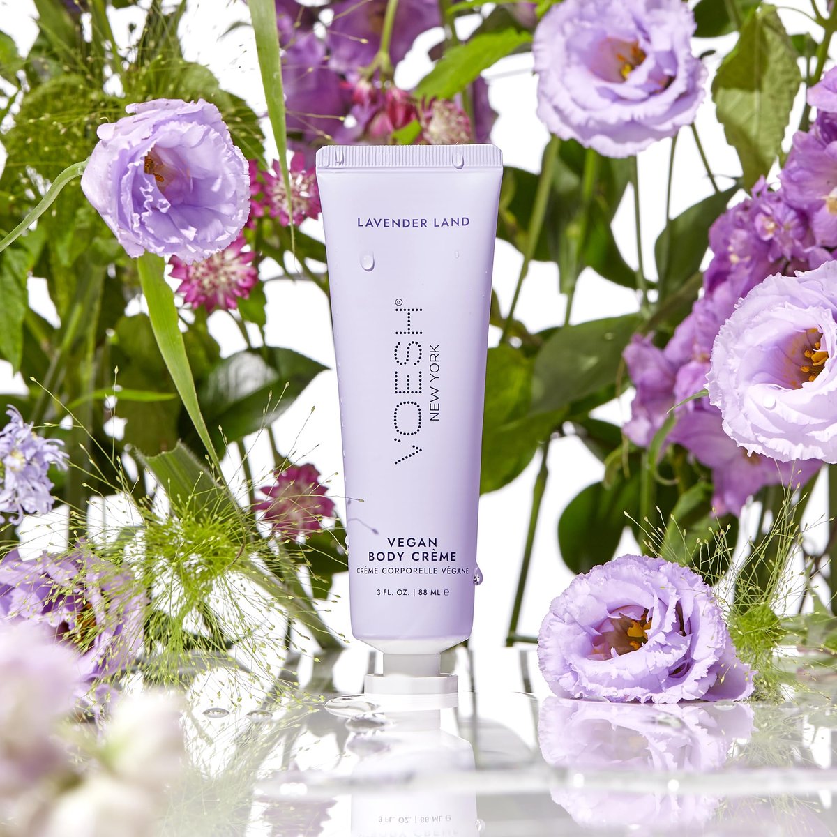 VOESH Vegan Body Creme - Lavender Land, 3 oz - Korean Skincare Moisturizer for Dry Skin Avelisse