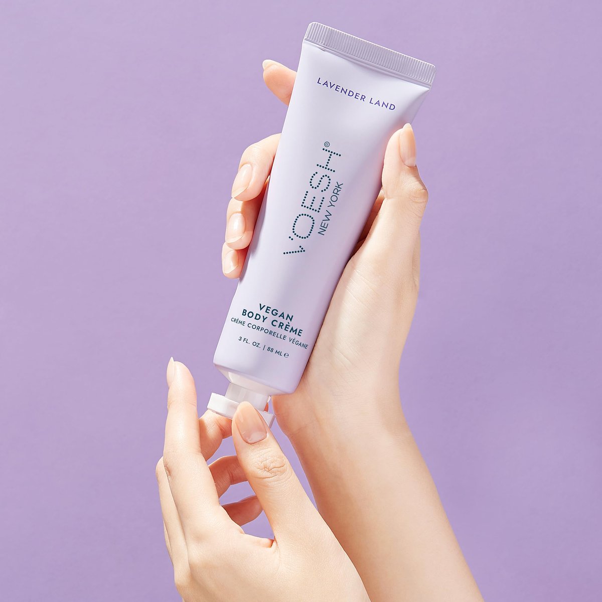 VOESH Vegan Body Creme - Lavender Land, 3 oz - Korean Skincare Moisturizer for Dry Skin Avelisse