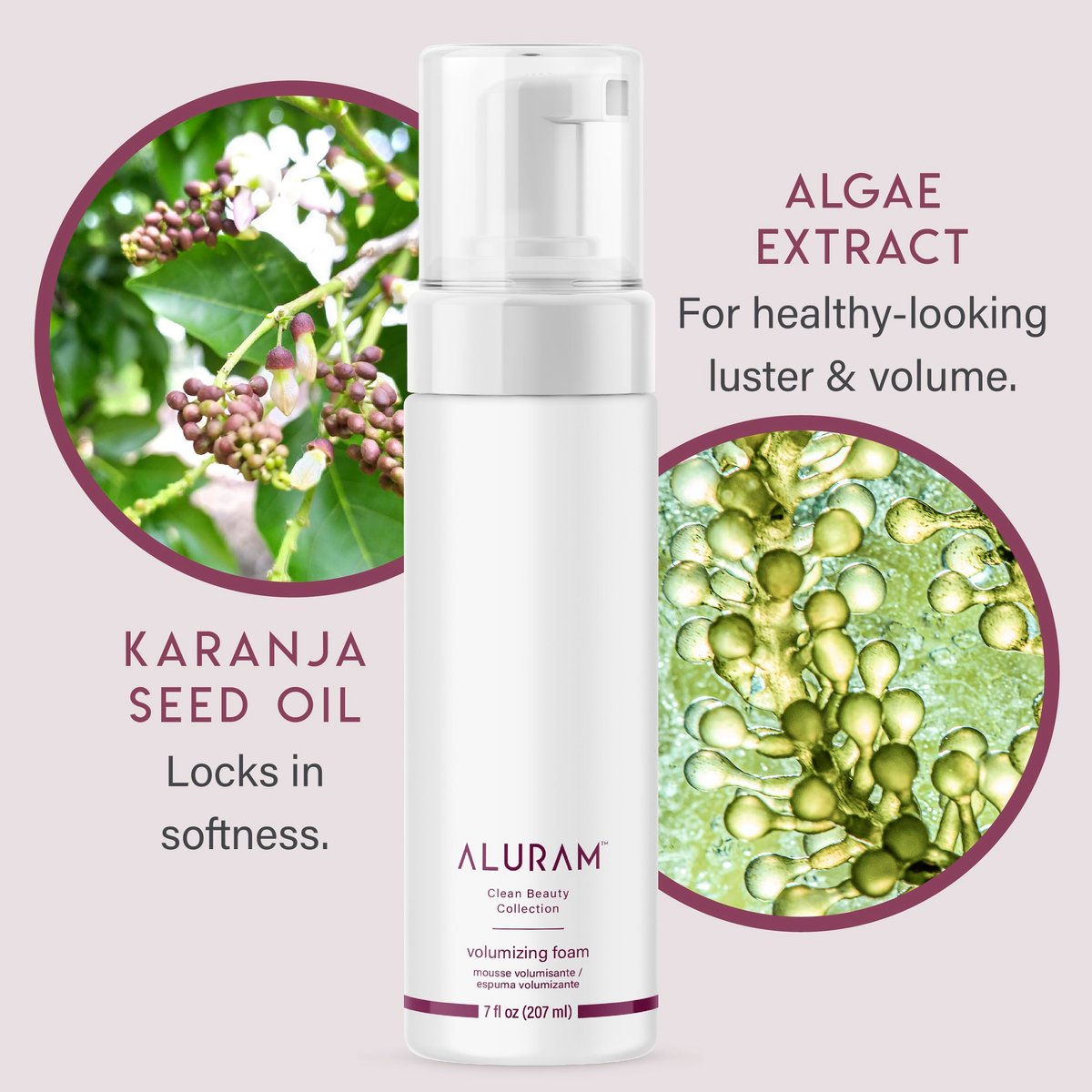 ALURAM Coconut Water Volumizing Foam – Lightweight Volume & Flexible Hold, 7 Fl Oz - görsel 7