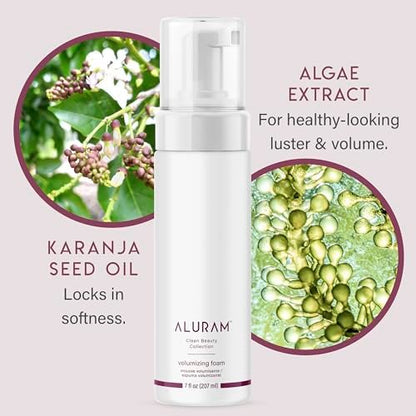 ALURAM Coconut Water Volumizing Foam – Lightweight Volume & Flexible Hold, 7 Fl Oz