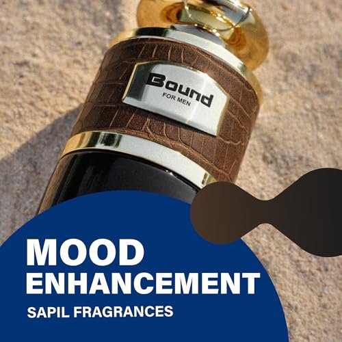Sapil Bound Eau de Parfum for Men – Long Lasting Oriental Spicy Fragrance with Green Mandarin, Cardamom & Leather Notes, 3.4 oz / 100ml Avelisse