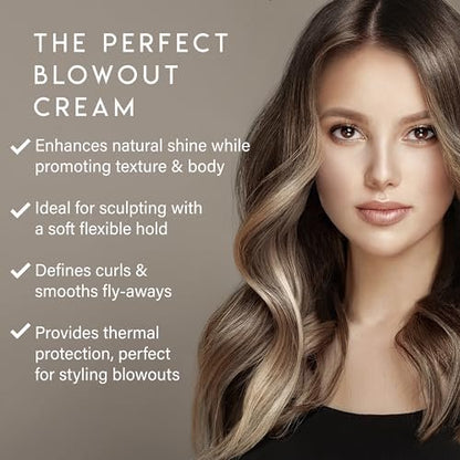 ALURAM Coconut Water Styling Cream - Hydrating Pomade for All Hair Types, 6 Fl Oz Avelisse