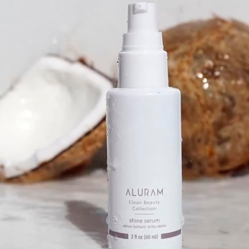 ALURAM Coconut Water Shine Serum – Frizz Control & Radiant Gloss for All Hair Types, 2 Fl Oz Avelisse