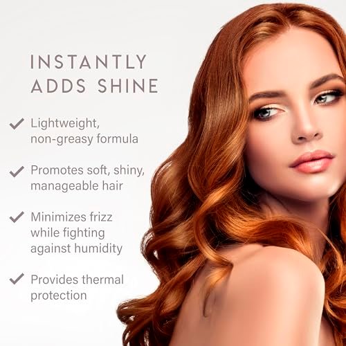 ALURAM Coconut Water Shine Serum – Frizz Control & Radiant Gloss for All Hair Types, 2 Fl Oz Avelisse