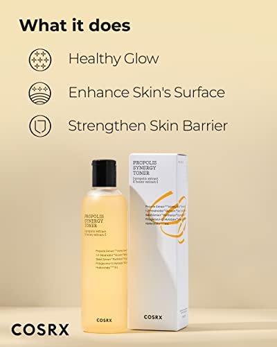 COSRX Full Fit Propolis Synergy Toner - 280ml / 9.46 fl.oz | Instant Moisture Boosting Toner with 72.6% Propolis, 10.7% Honey & Panthenol | Korean Skin Care