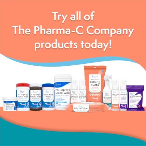 The Pharma-C Company Foaming Rinse Free Shampoo & Body Wash – 6 Pack, Fragrance & Dye Free, Hospital Tested Gentle No-Rinse Formula Avelisse