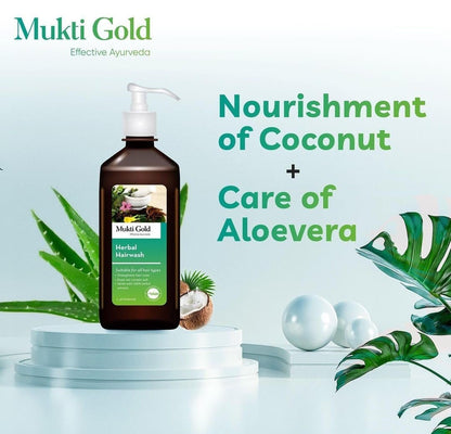 Mukti Gold Hair Wash 500 ml – Nourishing Shampoo for Healthy Hair