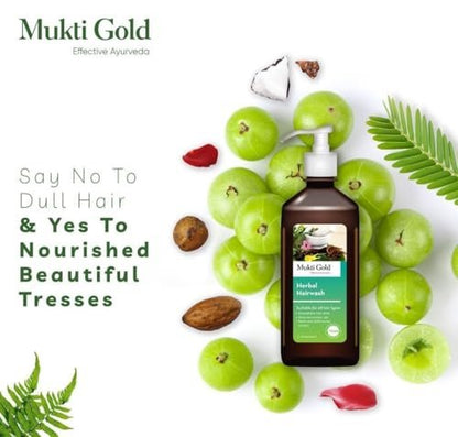 Mukti Gold Hair Wash 500 ml – Nourishing Shampoo for Healthy Hair