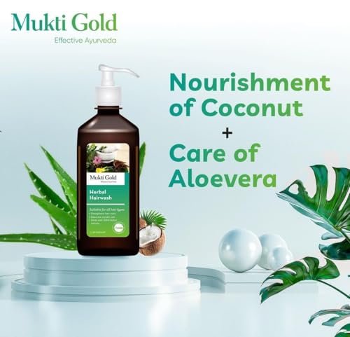 Mukti Gold Hair Wash 500 ml – Nourishing Shampoo for Healthy Hair - görsel 7