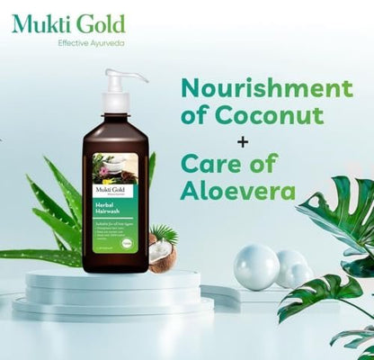 Mukti Gold Hair Wash 500 ml – Nourishing Shampoo for Healthy Hair