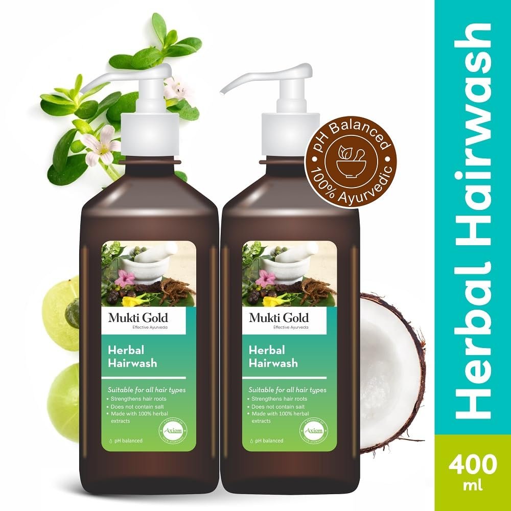 Mukti Gold Hair Wash 500 ml – Nourishing Shampoo for Healthy Hair - görsel 3