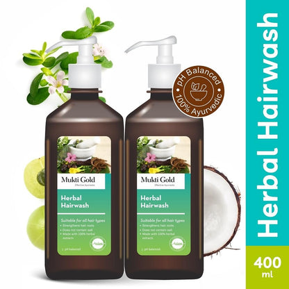 Mukti Gold Hair Wash 500 ml – Nourishing Shampoo for Healthy Hair