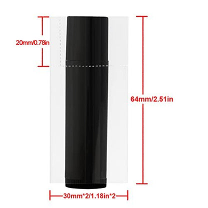 500 Clear Shrink Wrap Bands for Lip Balm Tubes - Easy to Use, Professional Sealing (Pack of 500)
