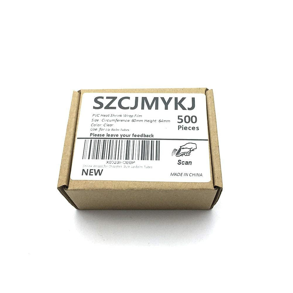 500 Clear Shrink Wrap Bands for Lip Balm Tubes - Easy to Use, Professional Sealing (Pack of 500) - görsel 12