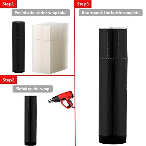 500 Clear Shrink Wrap Bands for Lip Balm Tubes - Easy to Use, Professional Sealing (Pack of 500) - görsel 5