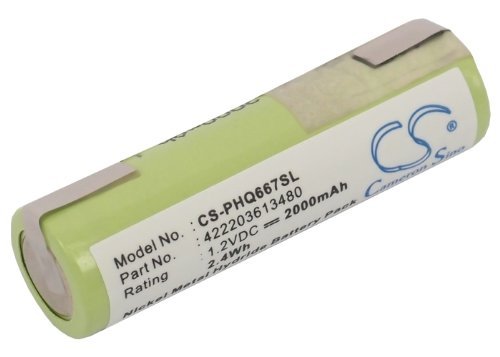 FITHOOD Replacement Battery for Philips Norelco Shavers - Compatible with 6891XL, 7110X, 7115X, 7120XL, 7145XL, 7180XL, 7240XL, 7250XL, 7260XL - görsel 1