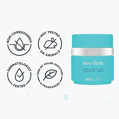 NEOCUTIS Neo Firm Neck and Décolleté Firming Cream – Anti-Aging Skin Tightening Treatment, 50ml Avelisse