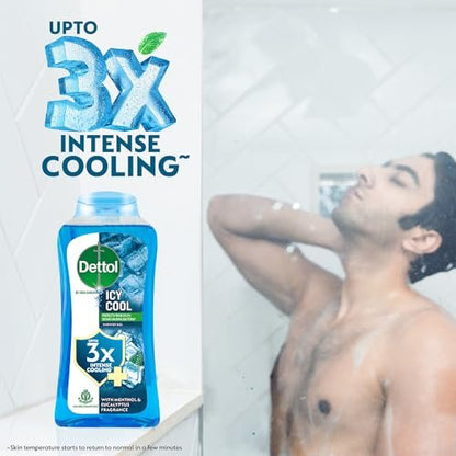 Dettol Body Wash and Shower Gel Cool 250ml – Refreshing Antibacterial Cleanser