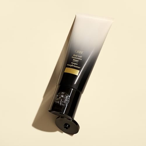 Oribe Gold Lust Transformative Mask - Strengthens & Repairs Damaged Hair - Adds Softness, Shine & Nourishes Dry Strands - with Biotin & Niacinamide - 5 oz Avelisse