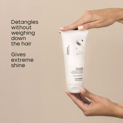 Semi di Lino Diamond Shampoo and Conditioner Set – Infused with Argan Oil & Shea Butter for Brilliant Shine and Softness, Sulfate-Free, Color-Safe for All Hair Types Avelisse