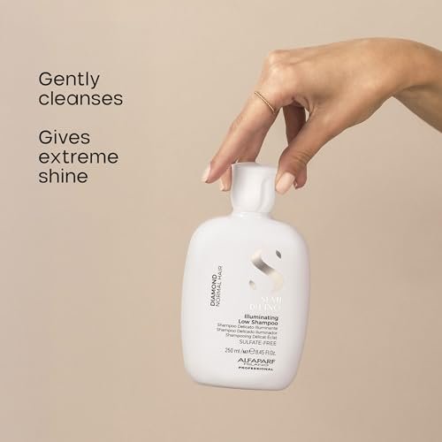 Semi di Lino Diamond Shampoo and Conditioner Set – Infused with Argan Oil & Shea Butter for Brilliant Shine and Softness, Sulfate-Free, Color-Safe for All Hair Types Avelisse