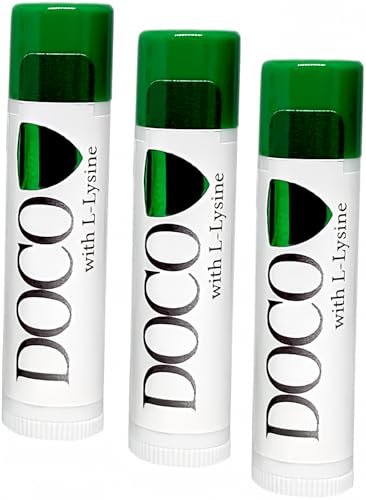 DocoShield Lip Balm with Docosanol and Lysine (3-Pack) – Clear, Moisturizing Lip Care - görsel 2