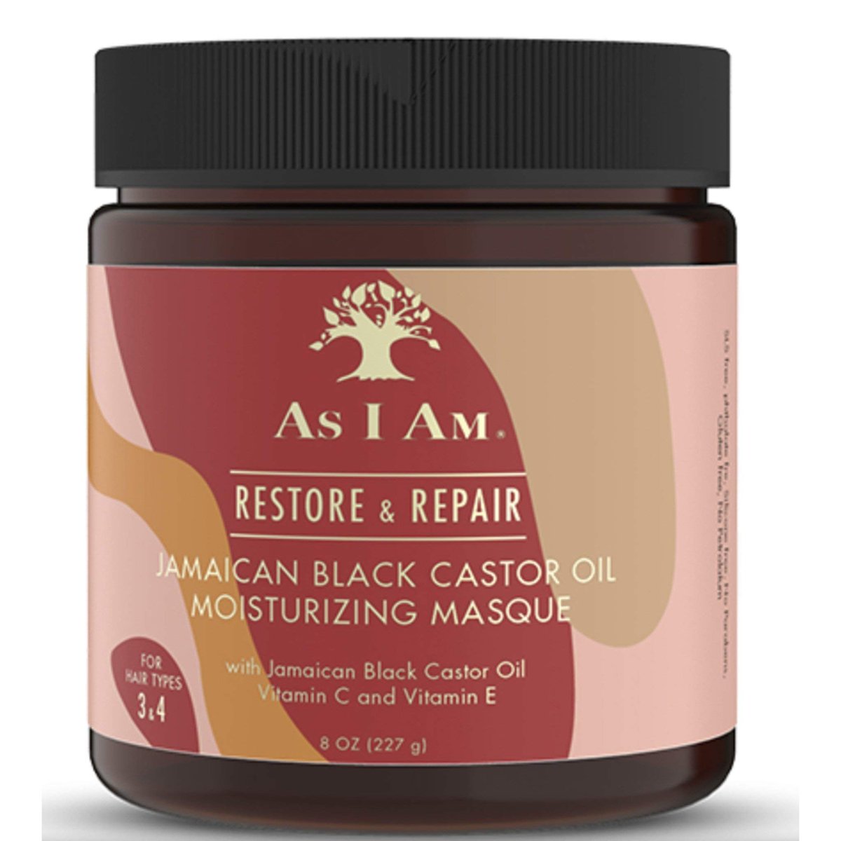 As I Am Jamaican Black Castor Oil Hair Mask - Deep Conditioning & Hydration - 8 oz - Repairs Scalp Health - Vegan & Cruelty Free Avelisse