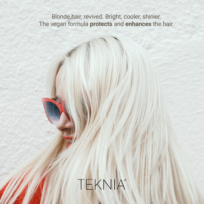 LAKMÉ Teknia White Silver Shampoo - Toning Shampoo for Blondes and Bleached Hair, 10.2 Fl Oz