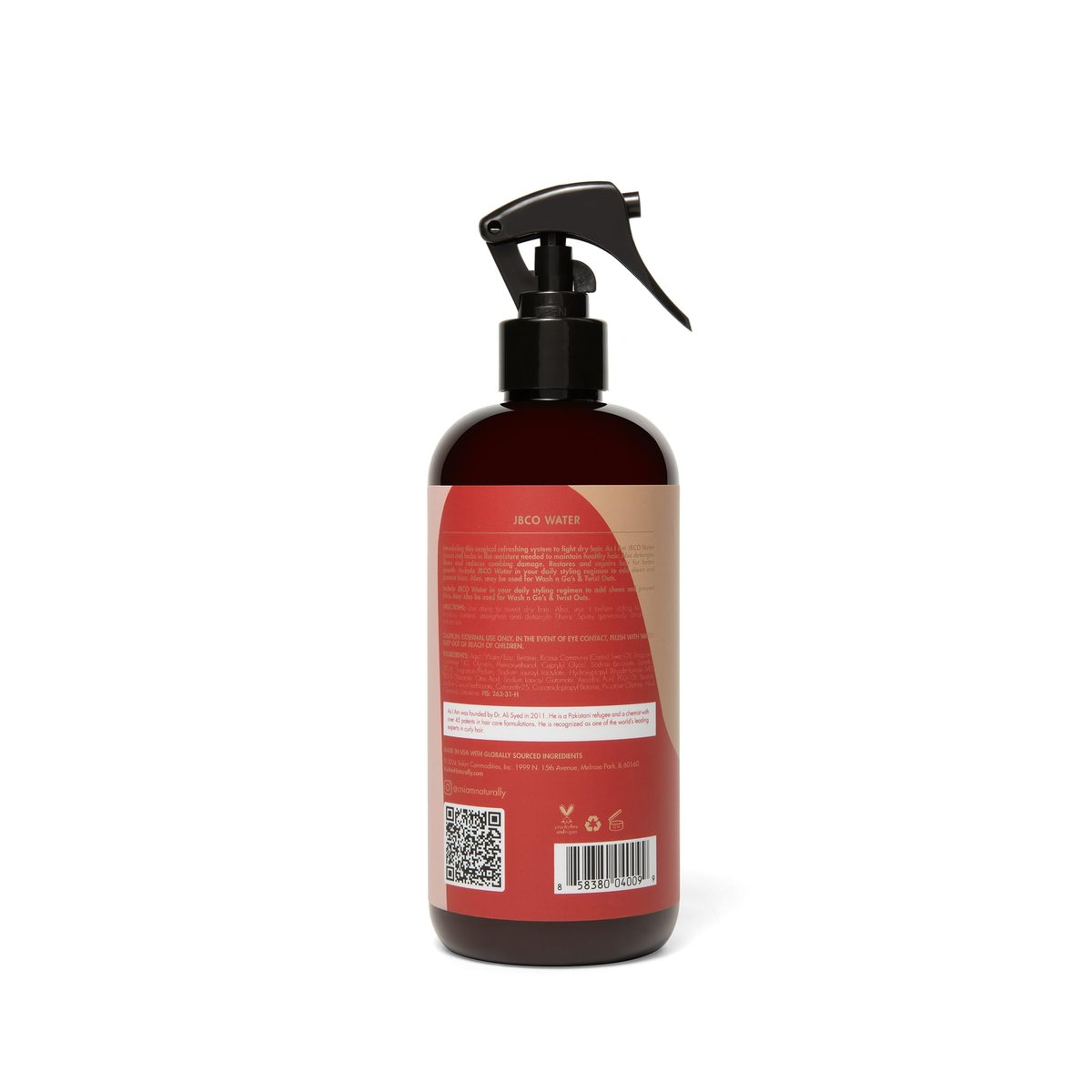 As I Am JBCO Water Nano Curl Strengthener - 16 oz - Jamaican Black Castor Oil, Vitamin C & E - Moisturizes, Detangles, Anti-Frizz for Curly Hair - görsel 5