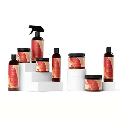 As I Am JBCO Water Nano Curl Strengthener - 16 oz - Jamaican Black Castor Oil, Vitamin C & E - Moisturizes, Detangles, Anti-Frizz for Curly Hair