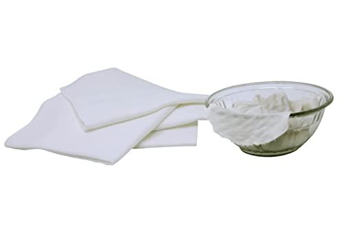 Organic Cotton Facial Cleansing Cloths - Set of 10 Reusable & Washable Muslin Makeup Remover Wipes - Extremely Soft Cotton Facial Exfoliator Avelisse