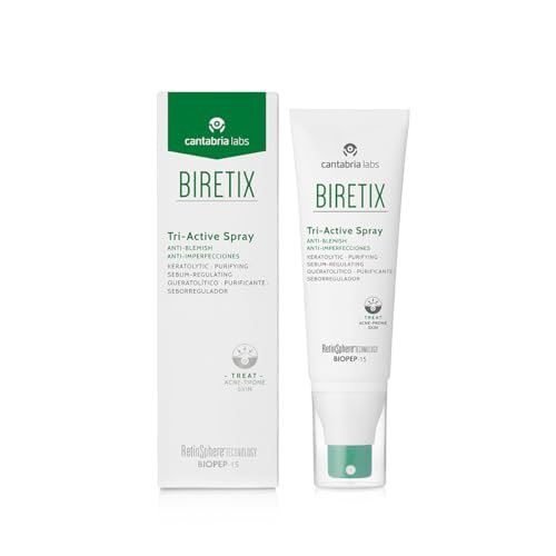 Biretix Tri-Active Spray - 3.38 Fl Oz Daily Face Mist for Hydration & Acne Control Avelisse