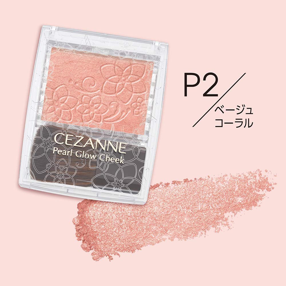 Cezanne Pearl Glow Cheek Blush - P2 Beige Coral - görsel 5