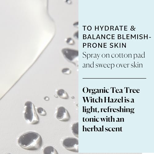 Sky Organics Organic Tea Tree & Witch Hazel Purifying Facial Toner for Blemish-Prone Skin, 8 fl oz Avelisse