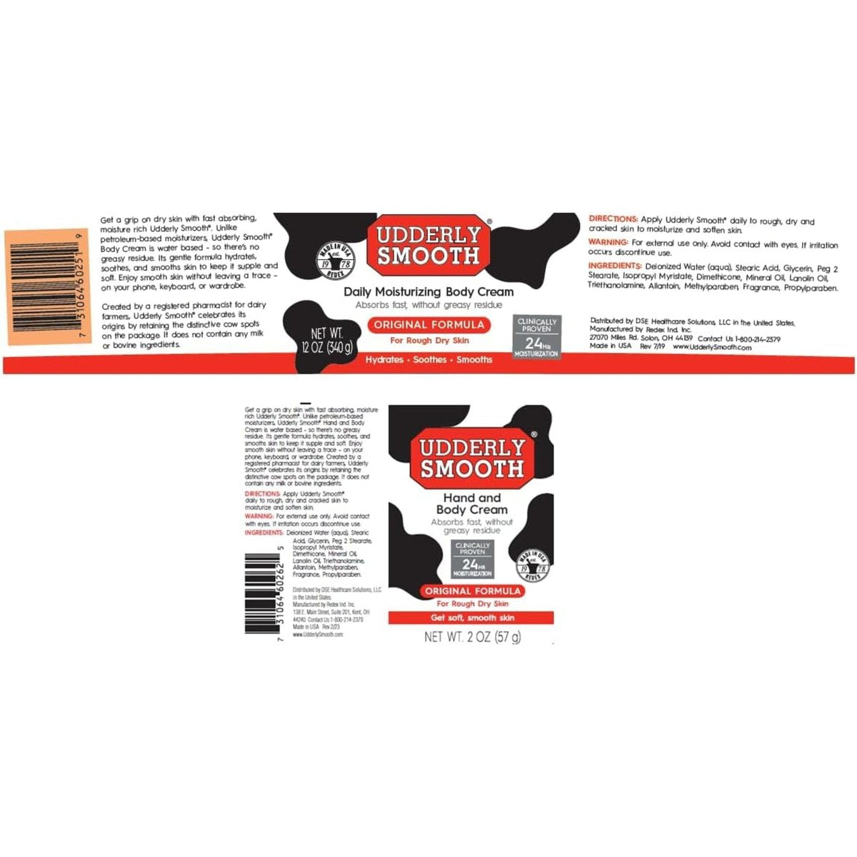 Udderly Smooth Hand & Body Cream Bundle (2 oz + 12 oz) - Daily Moisturizer for Dry, Irritated Skin - Dermatologist Tested - 3 Items Total - görsel 15