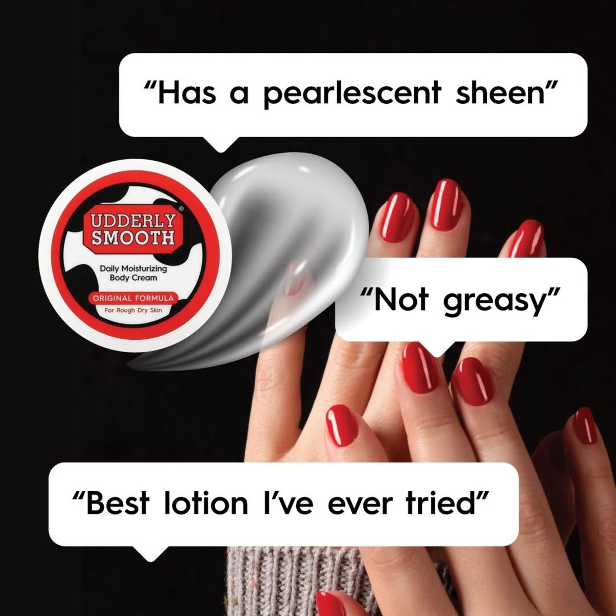 Udderly Smooth Hand & Body Cream Bundle (2 oz + 12 oz) - Daily Moisturizer for Dry, Irritated Skin - Dermatologist Tested - 3 Items Total - görsel 5