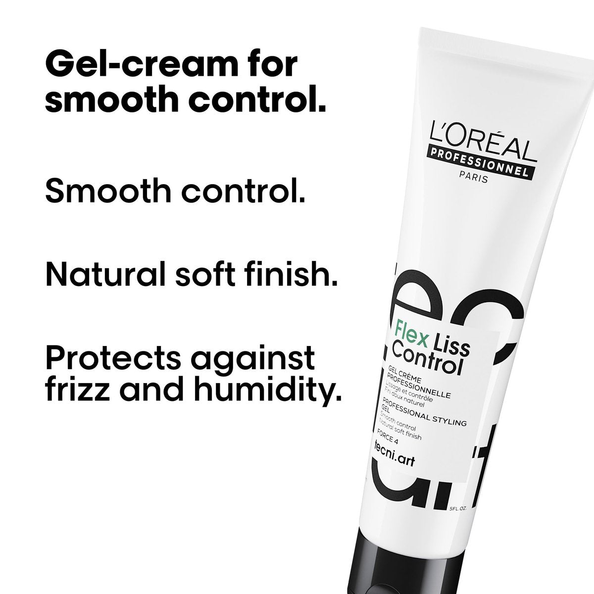 L'Oréal Professionnel Paris Liss Control Smoothing Cream - Humidity Protection & Frizz Control for All Hair Types (5.1 oz) Avelisse