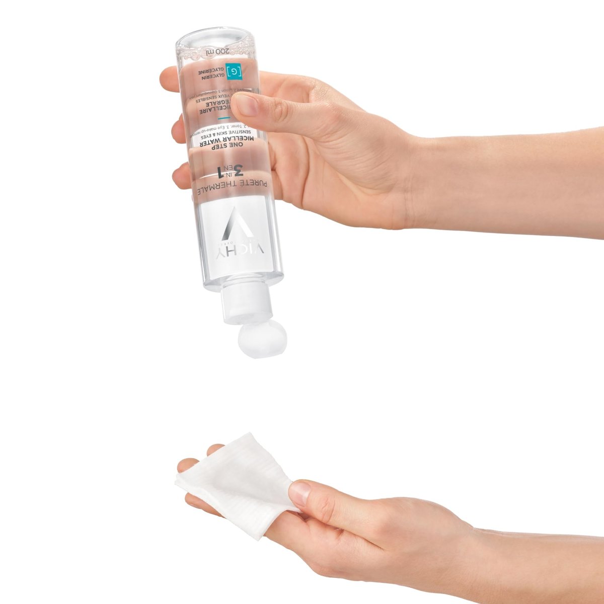 Vichy Pureté Thermale One Step Micellar Water Makeup Remover & Facial Toner with Vitamin B5, 6.8 Fl Oz Avelisse