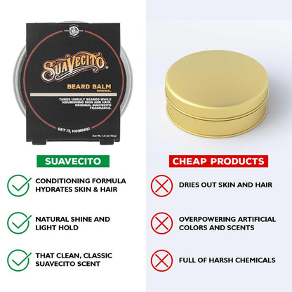 Suavecito Original Scent Beard Balm – 1.5 oz | Condition & Nourish Beard & Skin Avelisse
