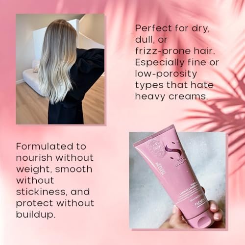 ALFAPARF MILANO Semi di Lino Moisturizing Shampoo and Hair Mask for Dry Hair - Hydrates, Nourishes, Softens - Color Safe - Adds Shine and Softness on Dry Damaged Hair - Sulfate Free Avelisse