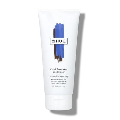 dpHUE Cool Brunette Conditioner - 6.5 oz - Blue Pigments Neutralize Brassy Tones - Color Safe - Sulfate Free