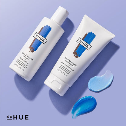 dpHUE Cool Brunette Conditioner - 6.5 oz - Blue Pigments Neutralize Brassy Tones - Color Safe - Sulfate Free
