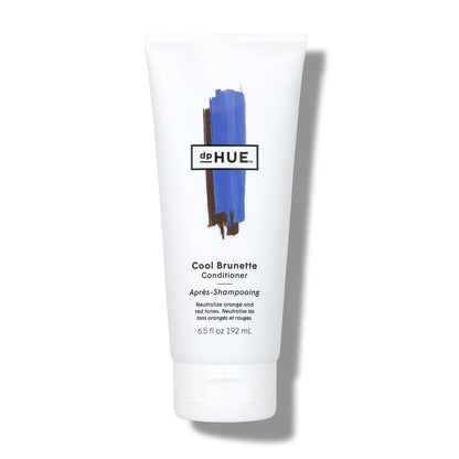 dpHUE Cool Brunette Conditioner - 6.5 oz - Blue Pigments Neutralize Brassy Tones - Color Safe - Sulfate Free
