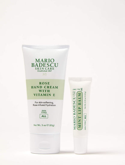 Mario Badescu Rose Hand Cream with Vitamin E - Non-Greasy, Fast-Absorbing Moisturizer for Dry Cracked Hands, 3 oz