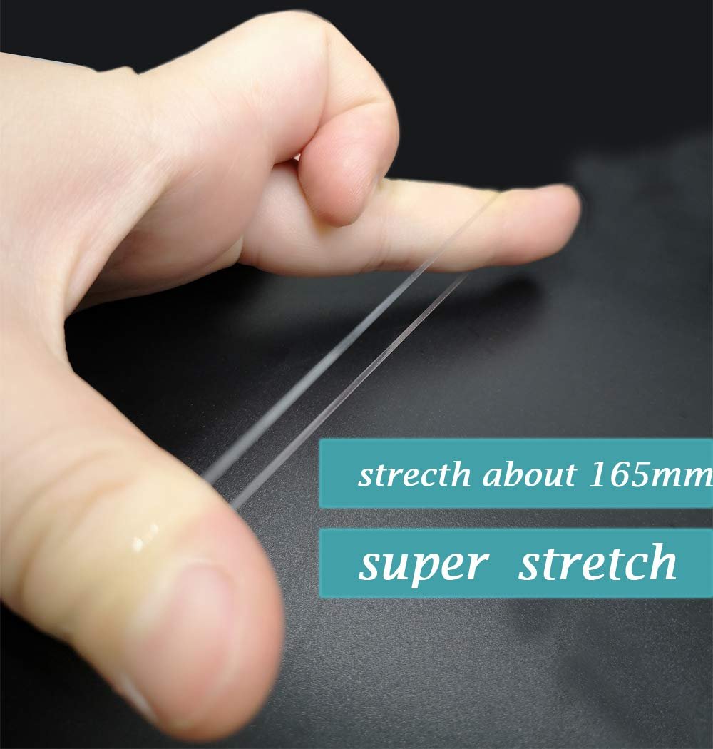BEBEEPOO Clear Hair Elastics 2500pcs - Strong & Reusable Mini Rubber Hair Bands - görsel 6