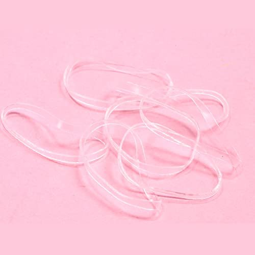 BEBEEPOO Clear Hair Elastics 2500pcs - Strong & Reusable Mini Rubber Hair Bands - görsel 7
