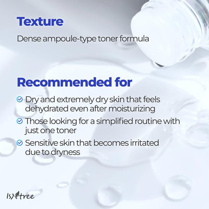IsNtree Hyaluronic Acid Toner 200ml - Hydrating Face Toner for Dry Skin, Refreshes & Moisturizes, Korean Skincare Avelisse