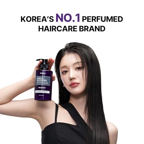 KUNDAL Honey & Macadamia Natural Conditioner - Korean Hair Care for Damage Repair, Deep Hydration, Long Lasting Fragrance - 16.9 fl oz (Ylang Ylang) - görsel 6