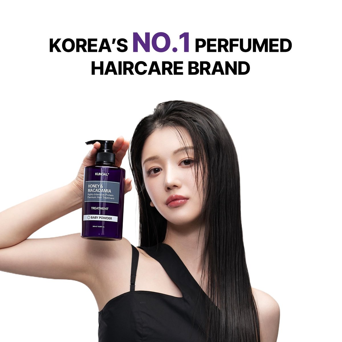 KUNDAL Honey & Macadamia Natural Conditioner - Korean Hair Care for Damage Repair, Deep Hydration, Long Lasting Fragrance - 16.9 fl oz (Ylang Ylang) - görsel 5